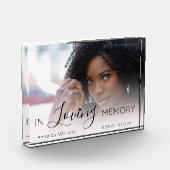 In Loving Memory | 記念 フォトブロック (左)