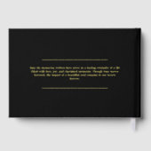 In Loving Memory 3写真葬儀記念サービス ゲストブック (裏面)