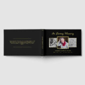 In Loving Memory 3写真葬儀記念サービス ゲストブック (全面)