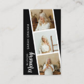In Loving Memory 4 Photo Prayer 名刺 (正面)