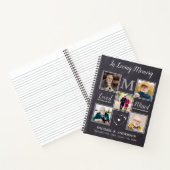 In Loving Memory 5 Photo Budget葬儀GuestBook ノートブック (内部)
