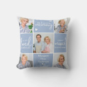 In Loving Memory 5 Photo Collage カスタム Memorial クッション (正面)