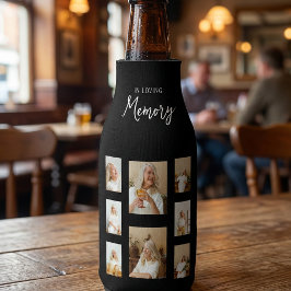 In Loving Memory | 8 Photo Collage Memorial ボトルクーラー