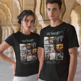 In Loving Memory 9Photo Collage Memorial Tribute Tシャツ