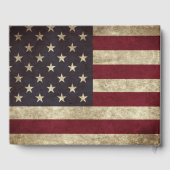 In Loving Memory American Flag Bald Eagle Funeral ゲストブック (裏面)