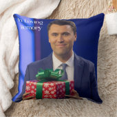 In Loving Memory: Charlie Kirk Christmas Pillow クッション (ブランケット)