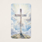 In Loving Memory Christian Prayer Cards (正面)