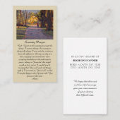 In Loving Memory Country side Memorial Card 名刺 (正面/裏面)
