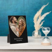 "In Loving Memory – Couple Plaque" フォトプラーク (側面)