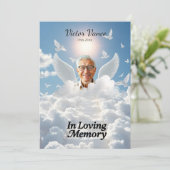 In Loving Memory,Custom card, rip, tribute,  招待状 (スタンド正面)