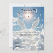 In Loving Memory,Custom card, rip, tribute,  招待状 (裏面)