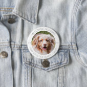 In Loving Memory Custom Pet Photo & Name Badge 缶バッジ (インサイチュ)