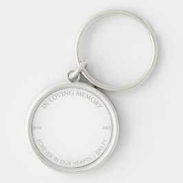 In Loving Memory Custom Pet Photo & Name Keychain キーホルダー