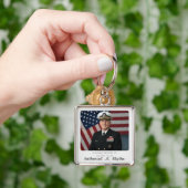 In Loving Memory Custom Photo Memorial Keepsake キーホルダー (手)