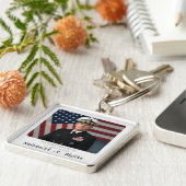 In Loving Memory Custom Photo Memorial Keepsake キーホルダー (側面)