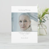 In Loving Memory Elegant Funeral Photo Program  プログラム (スタンド正面)