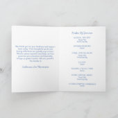 In Loving Memory Elegant Funeral Program プログラム (内部)