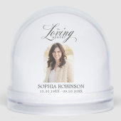 In Loving Memory Elegant Script Memorial (正面)