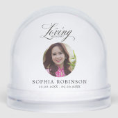 In Loving Memory Elegant Script Memorial (正面)