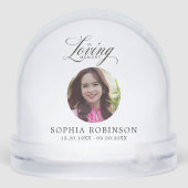 In Loving Memory Elegant Script Memorial (裏面)