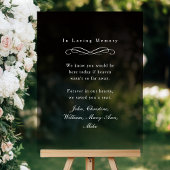 "In Loving Memory" Elegant Wedding Memorial アクリルサイン