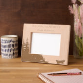 In Loving Memory Fisherman Custom Memorial レーザー彫刻フレーム (左)