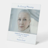 In Loving Memory Funeral Display Table Sign 台座サイン (正面)