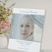 In Loving Memory Funeral Display Table Sign 台座サイン