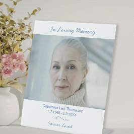 In Loving Memory Funeral Display Table Sign 台座サイン