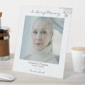 In Loving Memory Funeral Photo Tabletop Sign 台座サイン (インサイチュ)