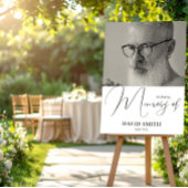 In Loving Memory - Funeral Poster With Photo ポスター