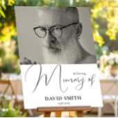 In Loving Memory - Funeral Poster With Photo ポスター