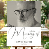 In Loving Memory - Funeral Poster With Photo ポスター