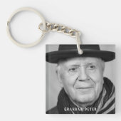 In Loving Memory Granddad Peter Photo Keychain キーホルダー (正面)