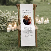 In Loving Memory Grandparent Wedding Memorial ショートテーブルランナー