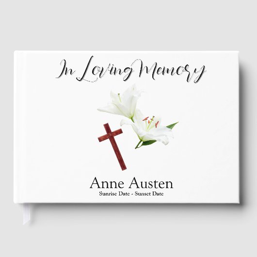 In Loving Memory Guest Book ゲストブック (正面)