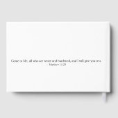 In Loving Memory Guest Book - Floral ゲストブック (裏面)