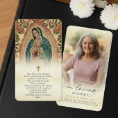 In Loving Memory Holy Mary of Guadalupe Prayer