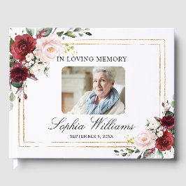 In Loving Memory Marsalaフローラ葬式ゲストブック ゲストブック