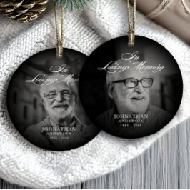 In Loving Memory Memorial Keepsakeモダン写真 セラミックオーナメント