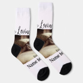 In loving memory memorial keepsake add pet name ソックス (右)