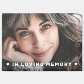 In loving memory memorial photo マグネット (正面)