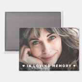 In loving memory memorial photo マグネット (正面/裏面)