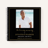 In Loving Memory Memorial Photo Guest Book ノートブック (正面)