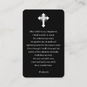 In Loving Memory Memorial Prayer Photo Cards 名刺 (裏面)