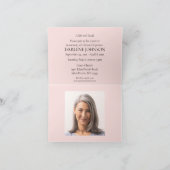 In Loving Memory Memorial Service招待状 サンキューカード (内部)