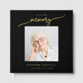 In Loving Memory Minimalist Photo Sympathy ゲストブック (正面)