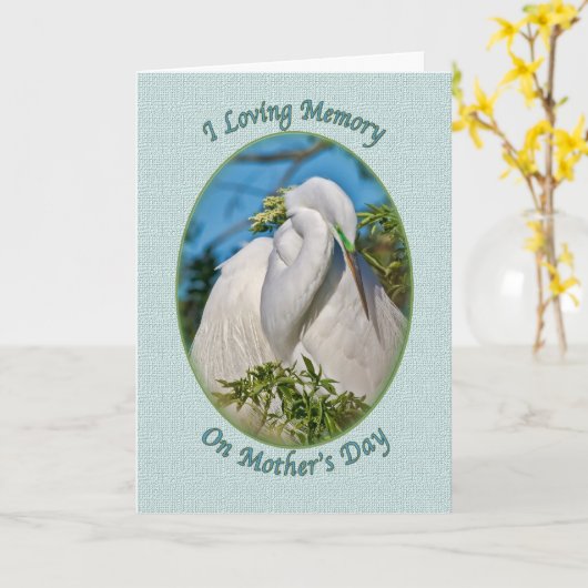 In Loving Memory Mother's Day Card カード (黄色い花)