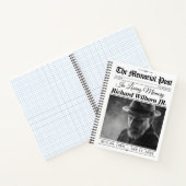 In Loving Memory Newspaper Memorial Guestbook ノートブック (内部)