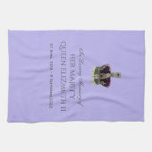 In Loving Memory of HM Queen Elizabeth II Tea Towe キッチンタオル (横)